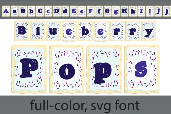Blueberry Pops: A Nostalgic Design Asset