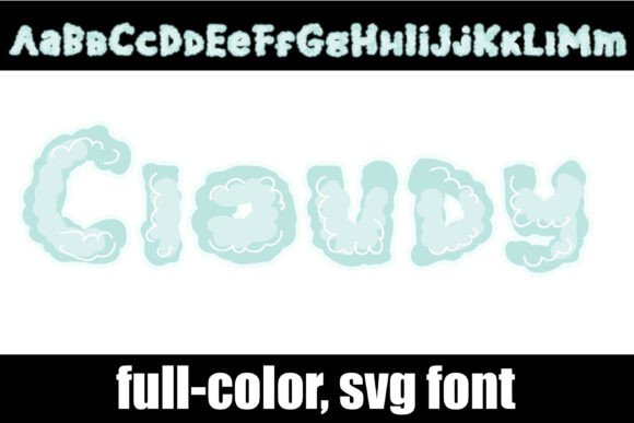Cloudy: Ethereal SVG Typography for Dreamy Designs