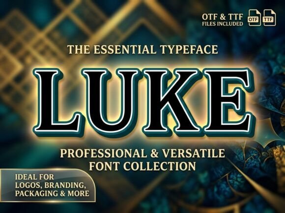 Command the Field with Luke: A Varsity Font for Modern Branding