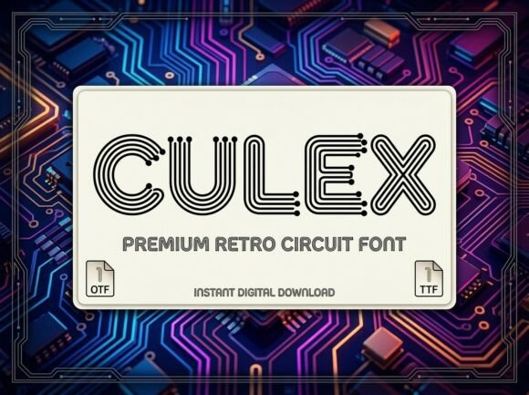 Culex: The High-Voltage Typeface for Modern Branding
