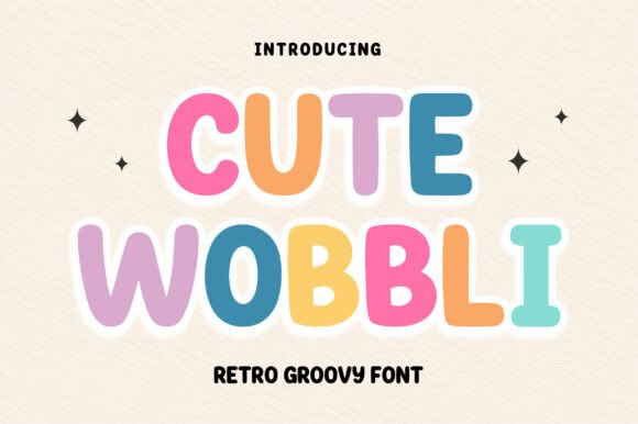 Cute Wobbli: A Playful Font for Modern Design