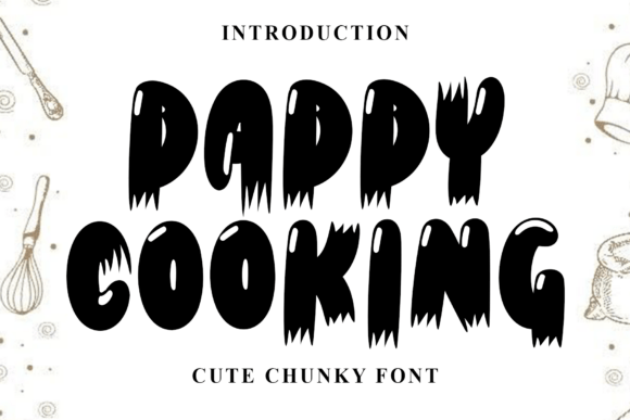 Daddy Cooking: A Festive Typeface for Holiday Designs