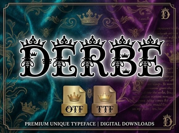 Derbe: A Font Blending Royal Elegance with Nature's Charm