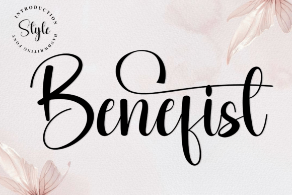 Elevate Your Design with the Benefist Script Font