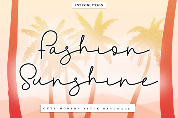 Fashion Sunshine: Elevating Brands with Rhythmic Typography
