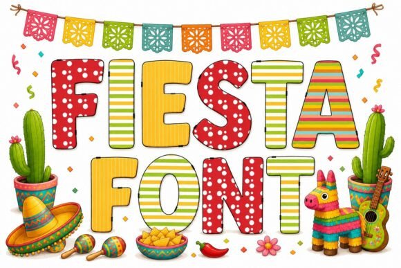 Fiesta: Vibrant Typography for Dynamic Design Projects