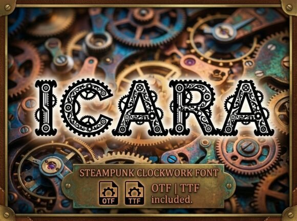 Icara: A Bold Display Typeface for Impactful Design