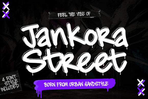 Jankora Street: The Raw Energy of Urban Typography