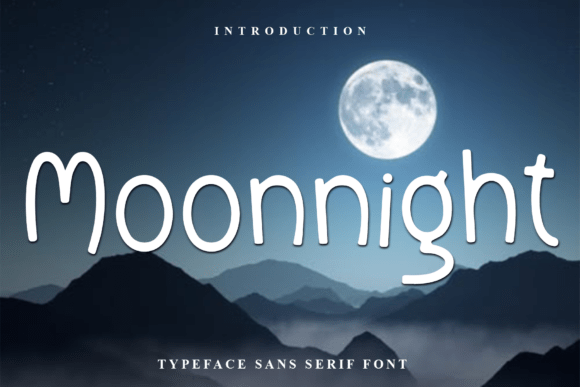 Moonnight: A Font for Modern Visual Design