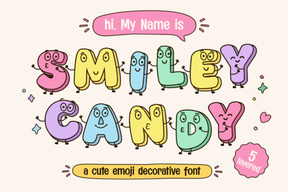 Smiley Candy: A Typeface That Radiates Joy and Creativity
