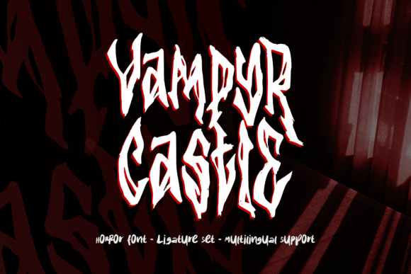 Vampyr Castle: The Gothic Font for Unforgettable Horror Designs