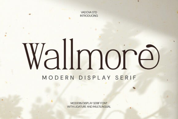 Wallmore: The Modern Serif for Elevated Design