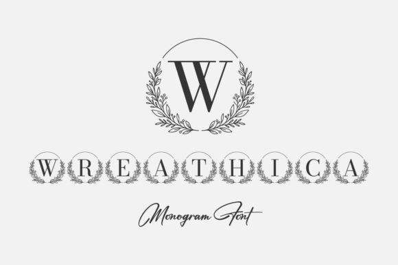 Wreathica Monogram: Elevate Your Design with Floral Elegance